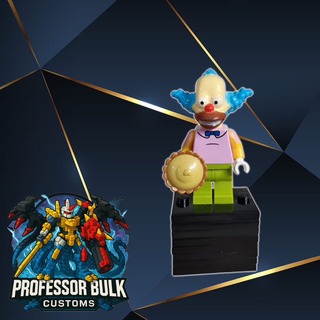 Krusty The Clown Custom Mini Figure