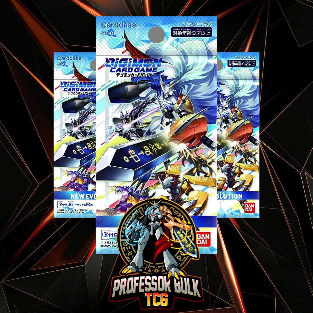 Digimon New Evolution BT-01 Japanese Booster Packs