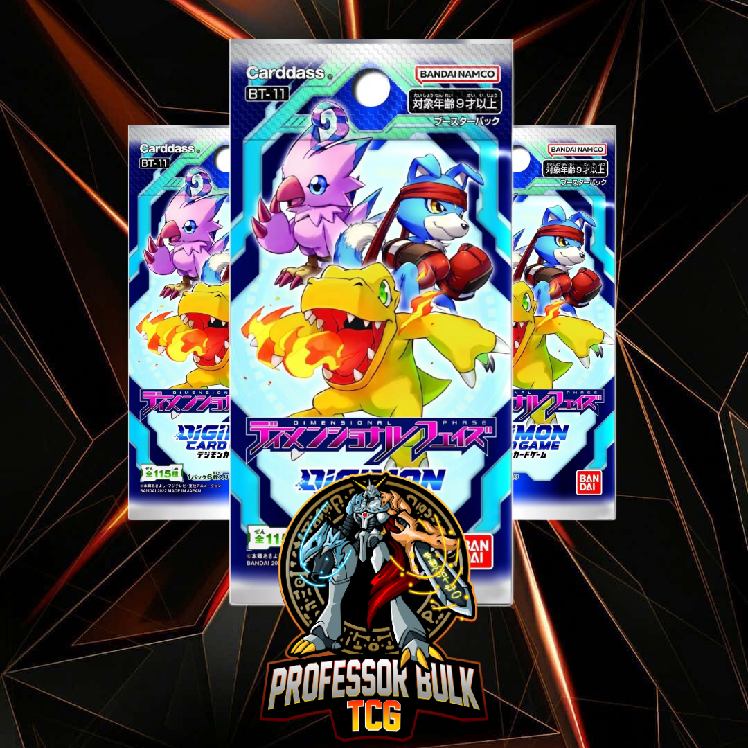 Digimon Dimensional Phase BT-11 Japanese Booster Packs