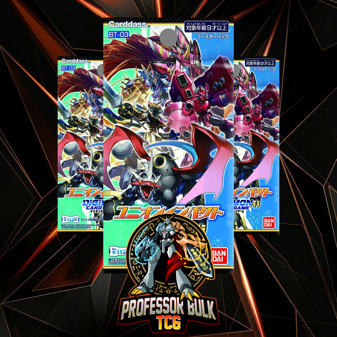 Digimon Union Impact BT-03 Japanese Booster Packs