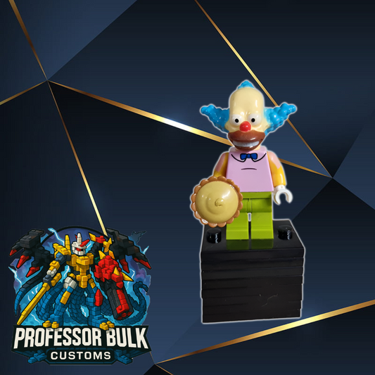 Krusty The Clown Custom Mini Figure