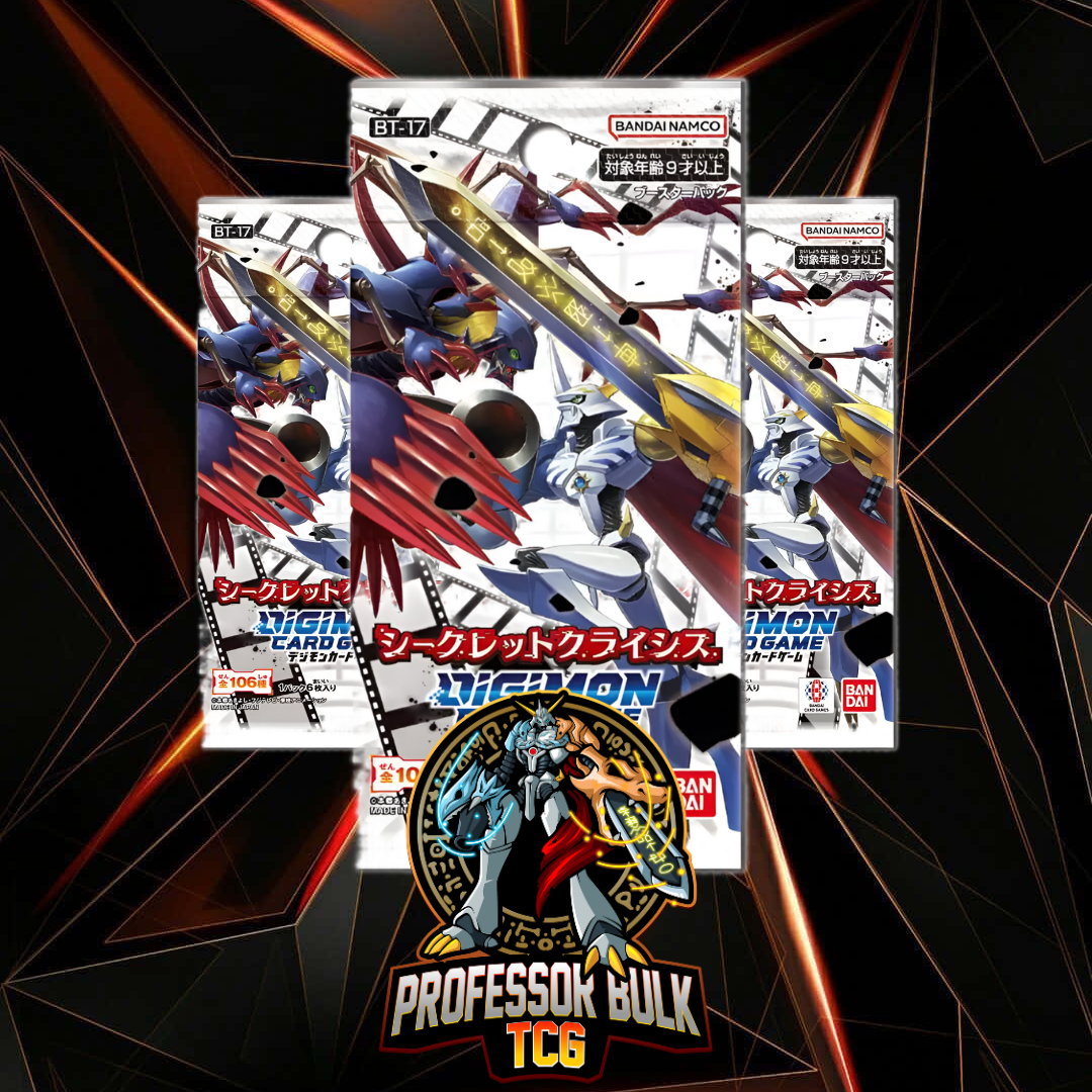 Digimon Secret Crisis BT-17 Japanese Booster Packs