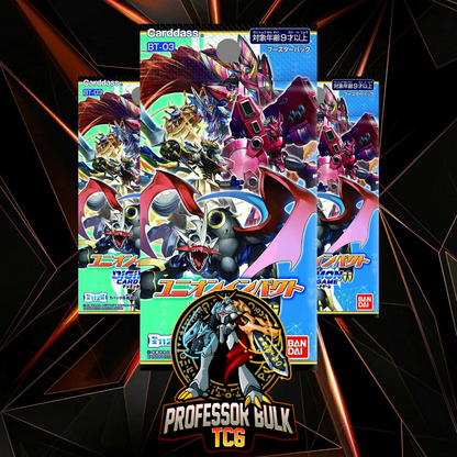 Digimon Union Impact BT-03 Japanese Booster Packs
