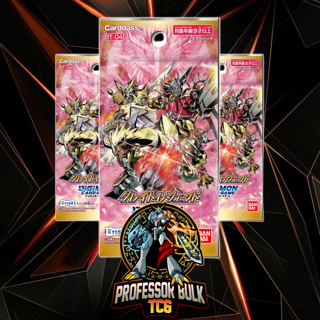 Digimon Great Legend BT-04 Japanese Booster Packs